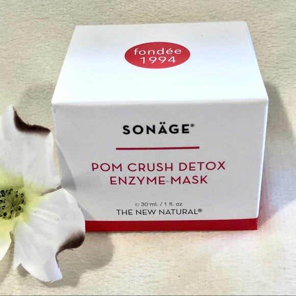 💄 SALE💄 NIB Sonäge Pom Crush Detox Enzyme Mask, 1 fl oz - Picture 10 of 16
